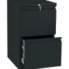 Discount Brigade 2-Drawer Mobile Vertical File Cabinet, Letter Size, Lockable, 28"H x 15"W x 19.875"D, Black (H33820RP) File Cabinets