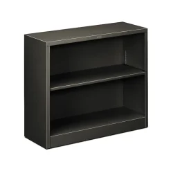 Discount Brigade 29"H 2-Shelf Bookcase, Charcoal (S30ABCS) Bookcases