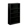 Discount Brigade 4-Shelf 59"H Bookcase, Black Steel (HS60ABCP) Bookcases