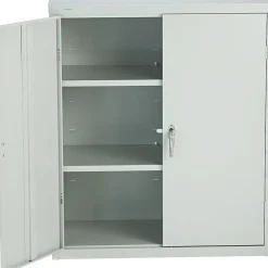 Discount ® Brigade® Steel Storage Cabinet, Assembled, 42Hx36Wx18D", Light Gray Storage Cabinets