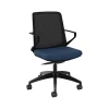 Sale Cliq Polyester Swivel Task Chair, Black/Apex Navy (CLQIMAPX13T) Office Chairs