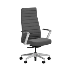 Sale Cofi Fabric Swivel Executive Chair, Graphite/Polished Aluminum (HCFEU.W0.STC.P.H.UR93.CHSTC09.PA) Office Chairs