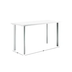 Best Coze 48"W Desk, Designer and Silver (RPL2448DWP6) Computer Desks