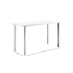 Sale Coze 54"W Desk, Designer and Silver (RPL2454DWP6) Computer Desks