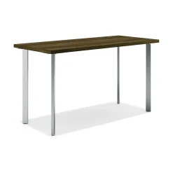 Online Coze 42"W Desk, Florence Walnut and Silver (RPL2442FWP6) Corner Desks