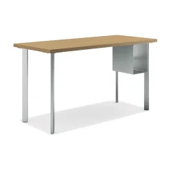 Discount Coze 48"W Desk, w/U-Storage, and Silver (RPL2448N1P6S) Computer Desks
