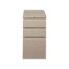 Discount Flagship 3-Drawer Mobile Vertical File Cabinet, Letter Size, Lockable, 28"H x 15"W x 22.88"D, Putty (18723RL) File Cabinets