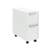 Clearance Fuse 21" Mobile Pedestal, Designer White (HAPTFNPJWL) Storage Cabinets