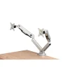 HON BDMAUSB 21" USB Dual Monitor Arm, Silver* Monitor Mounts & Stands