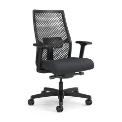Sale Ignition 2.0 Ergonomic Vinyl/ReActiv Swivel Task Chair, Basalt (HIWMRAKD.Y2.A.H.0S.SX23.BL.SB.T) Office Chairs