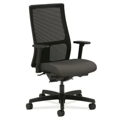 Sale ® Ignition® Mid-Back Office/Computer Chair, Adj Arms, Synchro-Tilt, Centurion Iron Ore Fabric (IW108CU19) Office Chairs