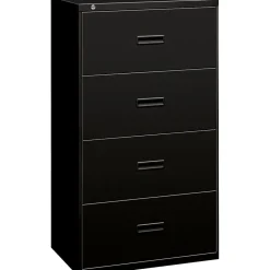 New Lateral File, 4 Drawers, Molded Pull, 30