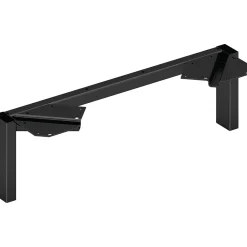 Best Mod 7" Metal Support Leg, Black (HLPLSL24.BLKP) Storage Cabinets