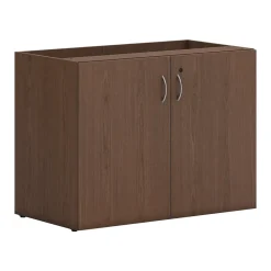 Discount Mod 29" Storage Cabinet with 1 Shelf, Sepia Walnut (HLPLSC3620.LSE1) Storage Cabinets