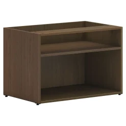 New Mod 21" Storage Cabinet with 2 Shelves, Sepia Walnut (HLPLCL3020S.LSE1) Storage Cabinets