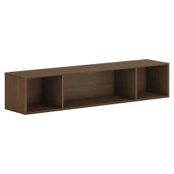 Clearance Mod 13.5" Wall Cabinet with 1 Shelf, Sepia Walnut (HLPLWMH66.LSE1) Storage Cabinets