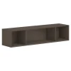 Sale Mod 13.5" Wall Cabinet with 1 Shelf, Slate Teak (HLPLWMH60.LSL1) Storage Cabinets