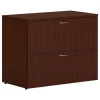 Outlet Mod 2-Drawer Lateral File Cabinet, Locking, Letter/Legal, Traditional Mahogany, 36" (LLF3620L2LT1) File Cabinets