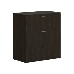 Best Mod 3-Drawer Lateral File Cabinet, Locking, Letter/Legal, Java Oak, 36" (HLPLLF3620L3.LJA1) File Cabinets