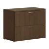Online Mod 2-Drawer Lateral File Cabinet, Letter/Legal Size, Lockable, 29"H x 36"W x 20"D, Sepia Walnut (HLPLLF3620L2.LSE1) File Cabinets