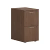 Discount Mod 2-Drawer Mobile Vertical File Cabinet, Letter/Legal Size, Lockable, 28"H x 15"W x 20"D, Slate Teak (PLPMFFLS1) File Cabinets