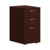 Discount Mod 3-Drawer Mobile Vertical File Cabinet, Letter/Legal Size, Lockable, Traditional Mahogany (PLPMBBFLT1) File Cabinets