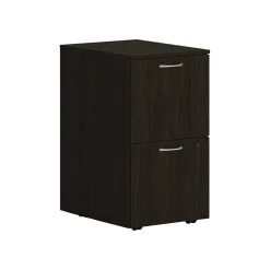 Sale Mod 2-Drawer Mobile Vertical File Cabinet, Letter/Legal Size, Lockable, 28"H x 15"W x 20"D, Java Oak (PLPMFFLJ1) File Cabinets