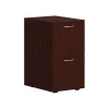 Best Mod 2-Drawer Vertical File Cabinet, Mobile Pedestal, Letter/Legal, Traditional Mahogany, 20" (HLPLPMFF.LTM1) File Cabinets