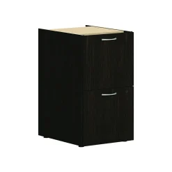 Best Mod 2-Drawer Vertical File Cabinet, Support Pedestal, Letter/Legal, Java Oak, 20" (HLPLPSFF.LJA1) File Cabinets