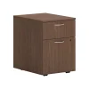 Best Mod 2-Drawer Vertical File Cabinet, Mobile Pedestal, Letter/Legal, Sepia Walnut, 20" (HLPLPMBF.LSE1) File Cabinets