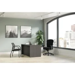 Sale Mod 60"W Double-Pedestal Desk, (HLPLDS6030BBFLS1) Computer Desks