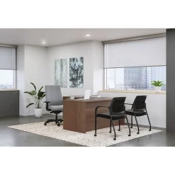 Best Mod 60"W L-Shaped Single-Pedestal Desk, (HLPL6072LDESK1BBFSE1) L-Desks