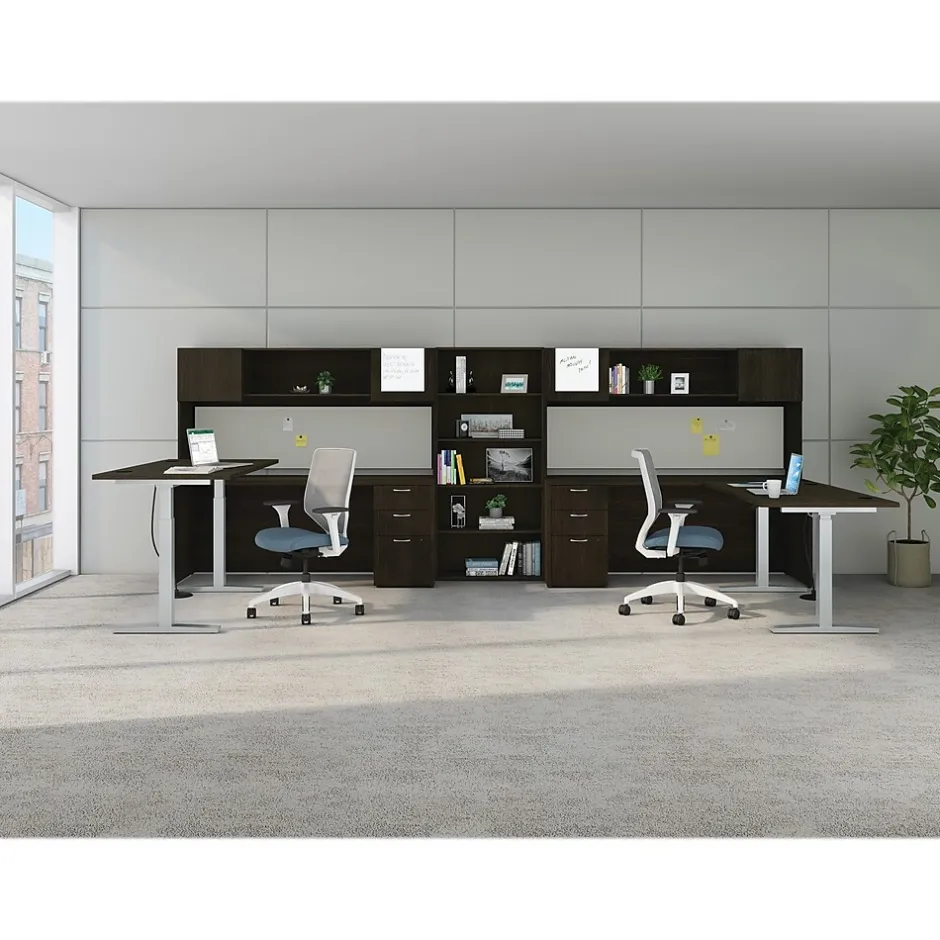 Clearance Mod 60"W Rectangular Adjustable Standing Desk, (HLPLRW6030CONHATJA1) Standing Desks