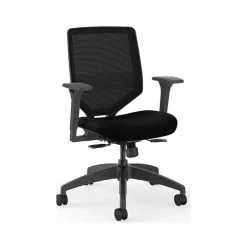 Sale Solve Fabric/Mesh Task Chair, Black (SVM1ALCU10TK) Office Chairs