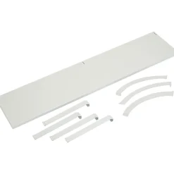 Discount Verse Hanging Shelf, 14.5" x 60" x 14", Gray/Silver (BSXVSH60GYGY) Shelving