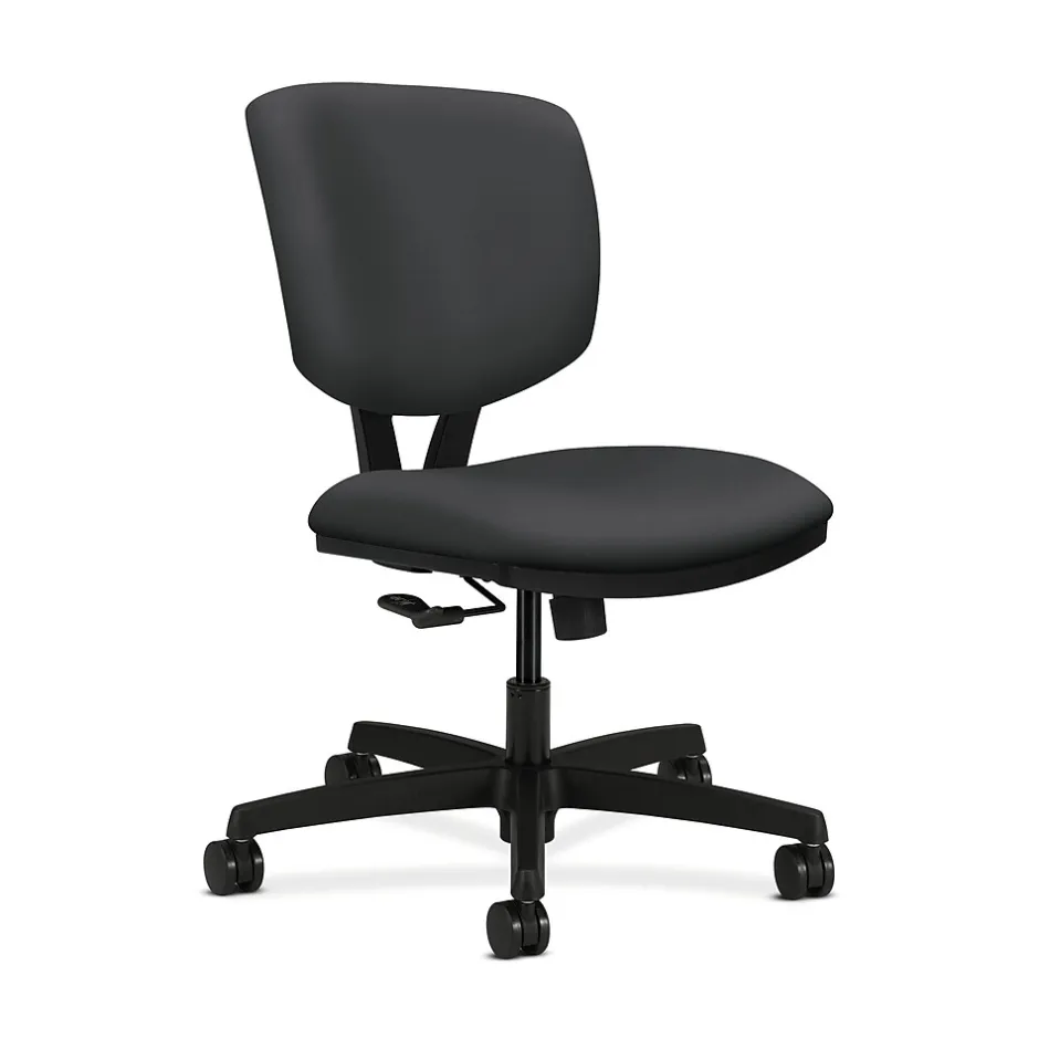 Discount Volt Vinyl Armless Office Task Chair, Basalt (5721HSX23T) Office Chairs