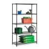 Online Honey Can Do 5-Shelf Metal Unit, 42"W, Black (SHF-01440) Shelving