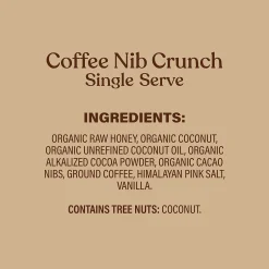 Chocolate<Honey Mama's Coffee Nib Crunch, 1.25 Oz., 12/Box (358-00001)