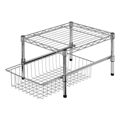 Outlet Cabinet 11-3/4", Chrome (SHF-04058) Shelving