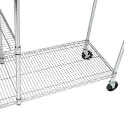 Best Rolling Closet with Garment Bar and Shelves, 18