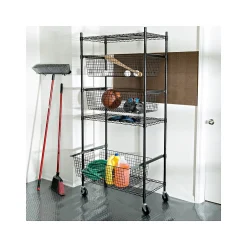 3-Shelf Steel Shelving Unit, 73.6