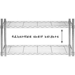 Hot Three Tier Storage Shelf, Chrome (SHF-09367) Shelving