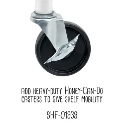 Outlet 4-Tier Heavy-Duty Adjustable Shelving Unit with 250-lb Weight Capacity, 14