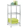 Online 3-Tier Modular Stacking Shelf, Chrome (SHF-09364) Shelving