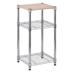 Sale 3-Tier Shelving Tower with MDF Top (SHF-09365) Shelving