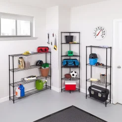 4-Tier Slim Profile Shelving Unit, 56