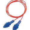 Ear Protection<Howard Leight ® AirSoft® Red Poly Cord Reusable Earplugs, Blue, 27 dB, 50/BX