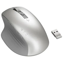 HP 930 Creator Wireless Ergonomic Bluetooth & USB Mouse, Silver (1D0K9AA)* Ergonomic Mice