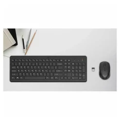 HP 330 Wireless Ergonomic Keyboard & Mouse Combo, Black (2V9E6AA)* Ergonomic Keyboard & Mouse Sets