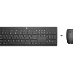 HP 235 Wireless Keyboard and Optical Mouse Combo, Black (1Y4D0UT#ABA)* Ergonomic Keyboard & Mouse Sets